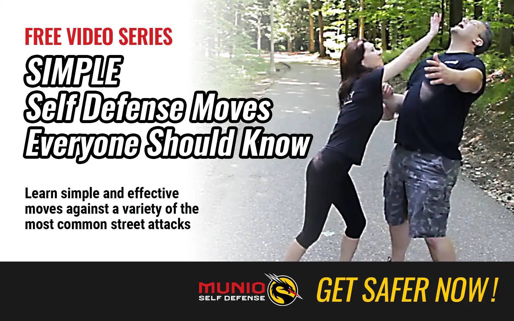 MUNIO Self Defense - Self Defense Keychain, Free Training