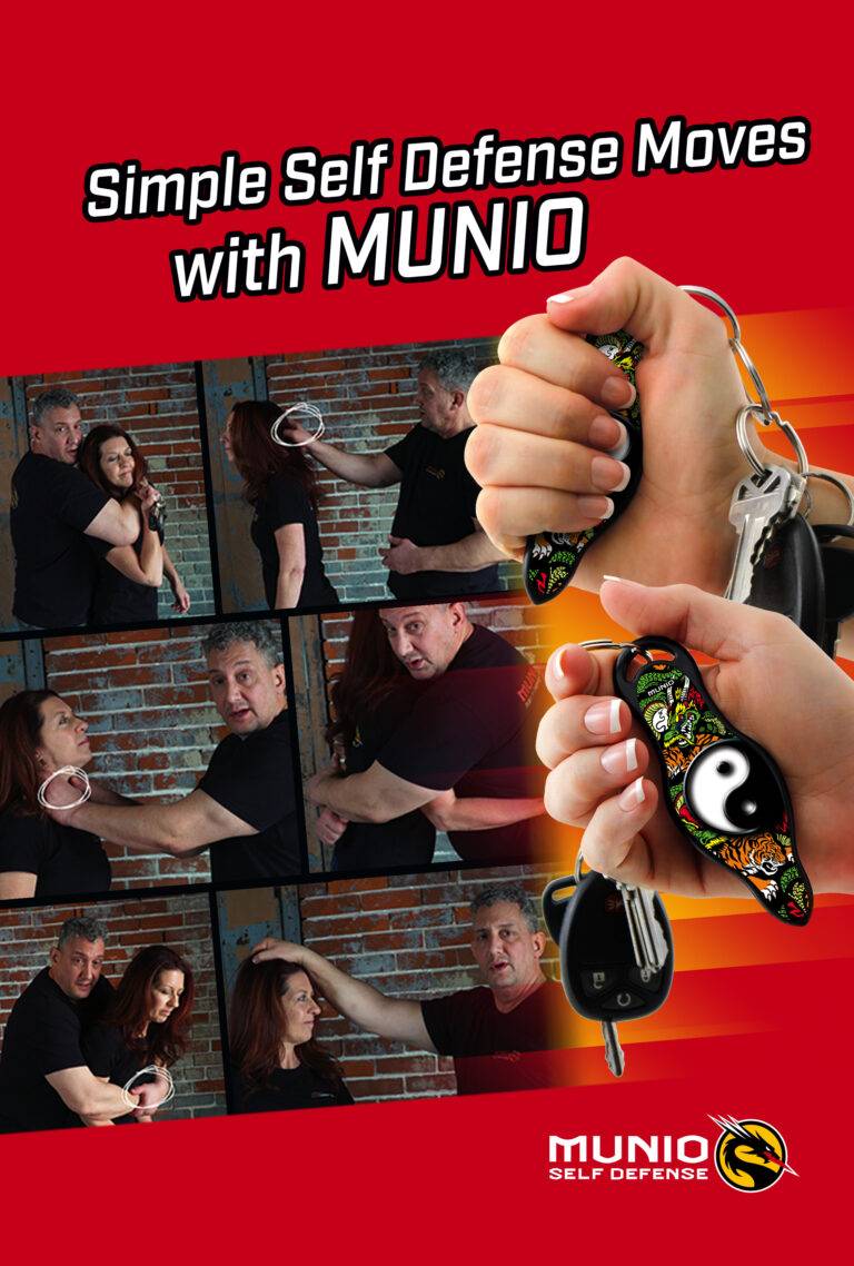 MUNIO Self Defense Self Defense Keychain, Free Training
