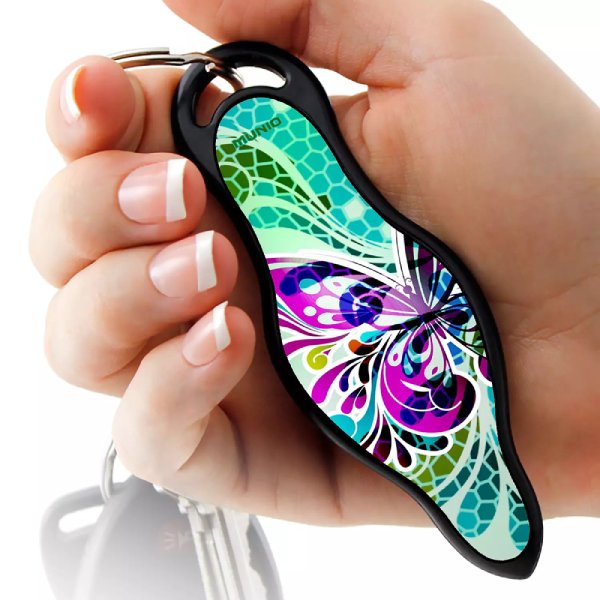 Butterfly Glass Self Defense Keychain - munio