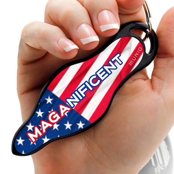 MAGA Flag Self Defense Keychain